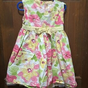 Floral Kids Dress with Bow